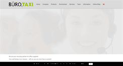 Desktop Screenshot of buerotaxi.com