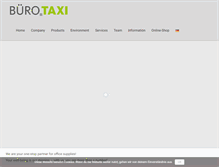 Tablet Screenshot of buerotaxi.com